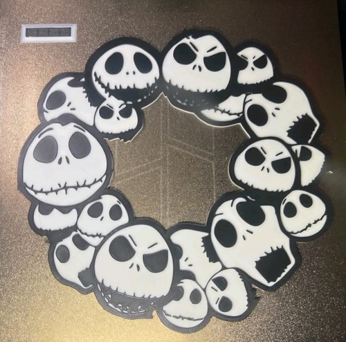 Halloween wreath jack - jack, 3d