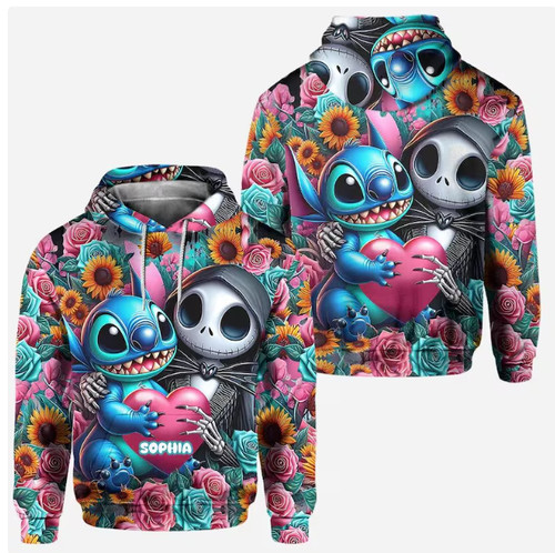 Stitch and jack hoodie - stitch, us