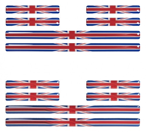 Union jack decor - 3d, gel